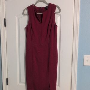 The Limited Red Midi Dress Elegant Style